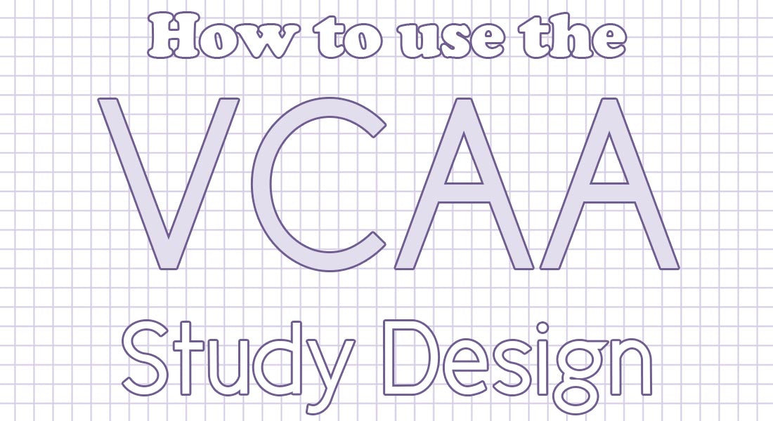 How to use the VCAA Study Design for your Mathematics subject
